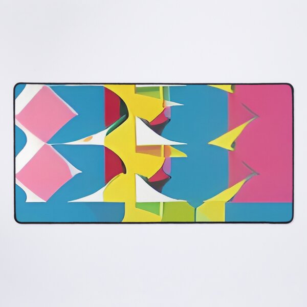 Item preview, Vertical Abstract Columns in Pink and Yellow designed and sold by deniselynnimage.