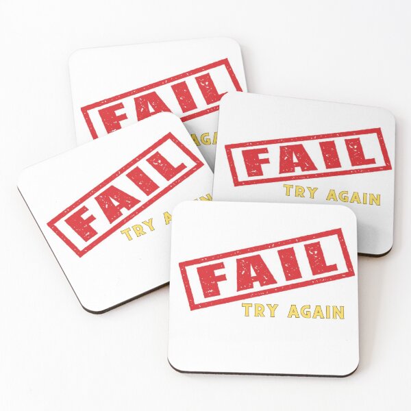 Item preview, Fail Try Again designed and sold by ZeeYel.