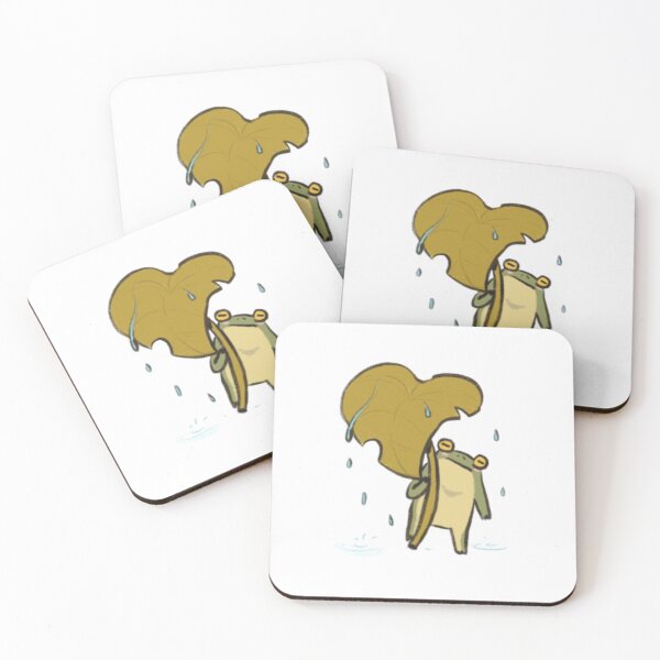 Item preview, Frog in the rain designed and sold by mkunart.