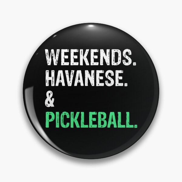 Item preview, Weekends Havanese and Pickleball Funny Dog Gift  designed and sold by Guarddogdrive.