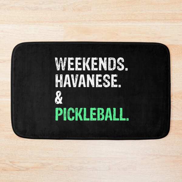 Item preview, Weekends Havanese and Pickleball Funny Dog Gift  designed and sold by Guarddogdrive.