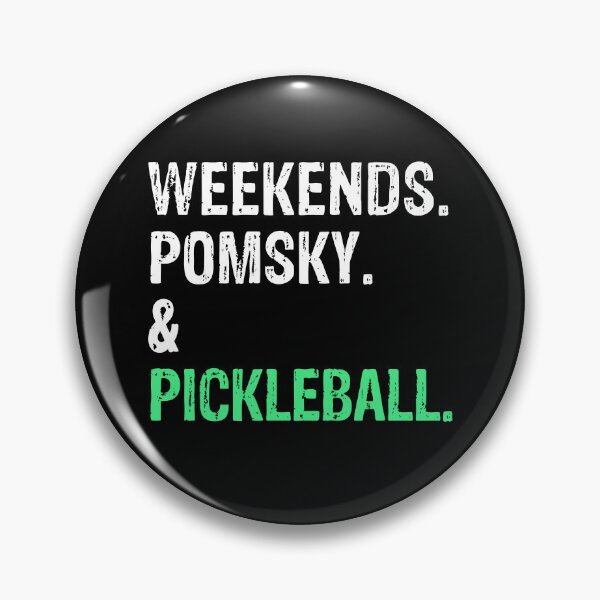 Item preview, Weekends Pomsky and Pickleball Funny Dog Gift  designed and sold by Guarddogdrive.