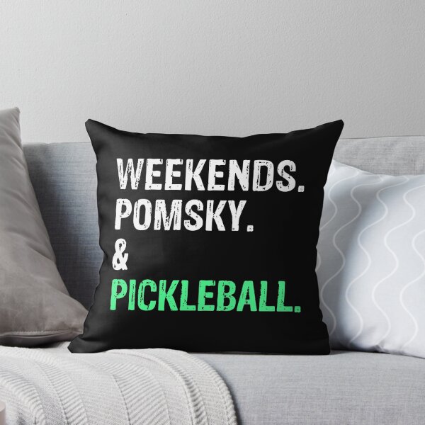 Item preview, Weekends Pomsky and Pickleball Funny Dog Gift  designed and sold by Guarddogdrive.