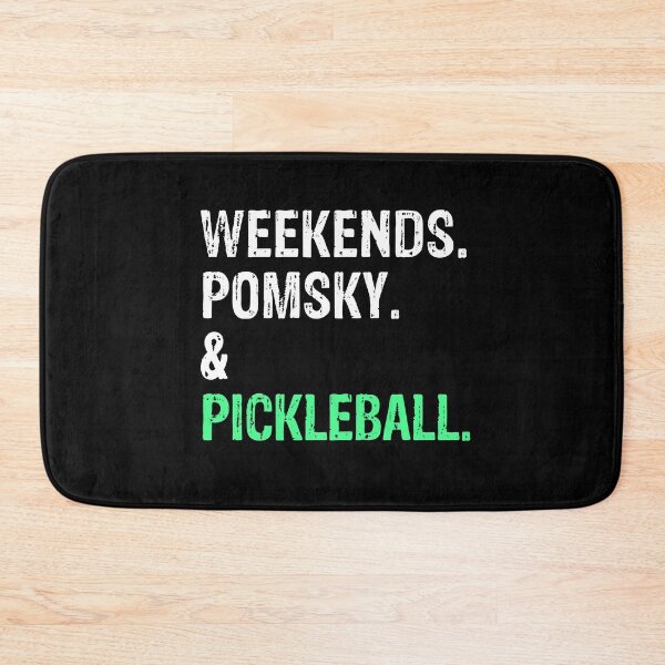 Item preview, Weekends Pomsky and Pickleball Funny Dog Gift  designed and sold by Guarddogdrive.