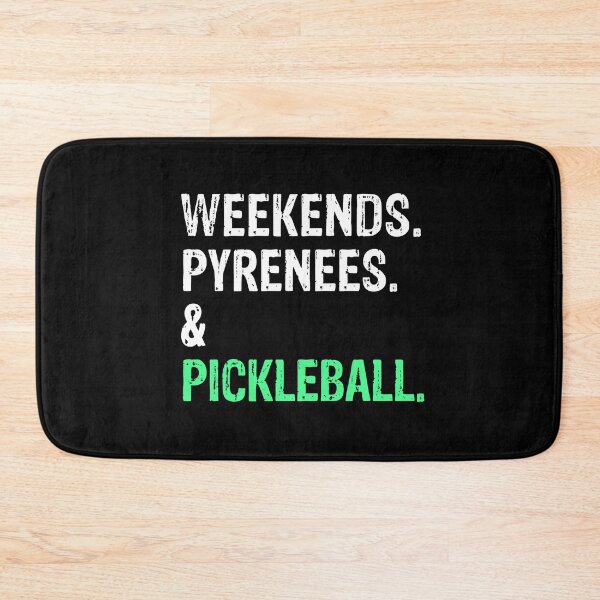 Item preview, Weekends Pyrenees and Pickleball Funny Dog Gift  designed and sold by Guarddogdrive.