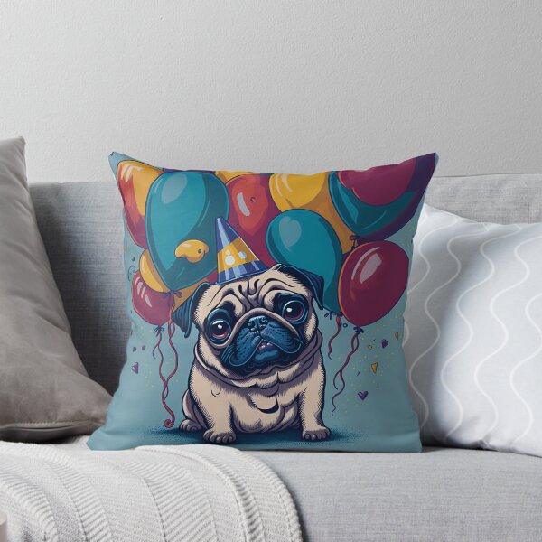 Item preview, Happy birthday pug! designed and sold by ARTSY900.