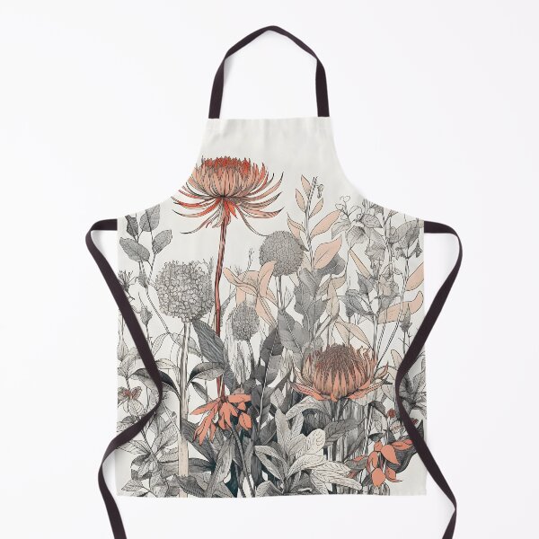 Item preview, Elegant Native Australian Flower Art Line Sketch Bohemian Style designed and sold by StickeryPickery.