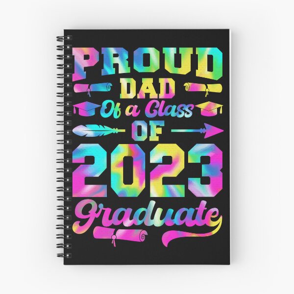Item preview, Proud Dad of a Class of 2023 Graduate Father Senior Family Tie Dye designed and sold by StoreMix23.