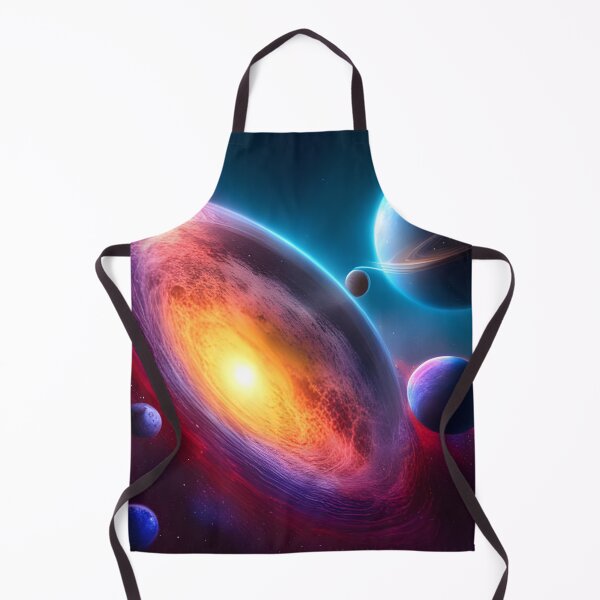 Item preview, Colourful space scene with multiple planets May 4th 2022 designed and sold by Arc1.