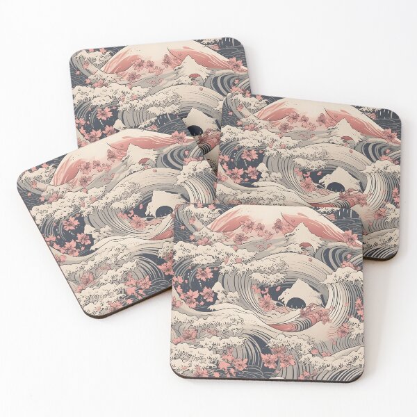 Item preview, Seamless Japanese pattern on the theme of sakura blossom. Simple seamless pattern for fabric, textile, gift wrap, and wallpaper. designed and sold by SeamlessGuru.