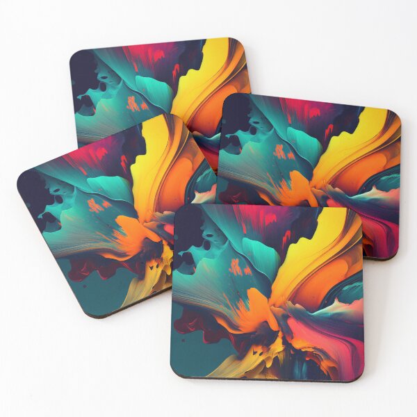 Item preview, Abstract Art Paint Party Fusion designed and sold by AfroMosaic.