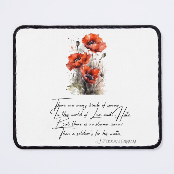 Item preview, Elegant Poppies Watercolor Painting designed and sold by StickeryPickery.