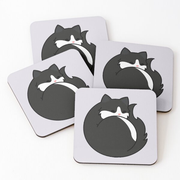 Item preview, Black Tuxedo Cat - Sleeping designed and sold by missnisa.
