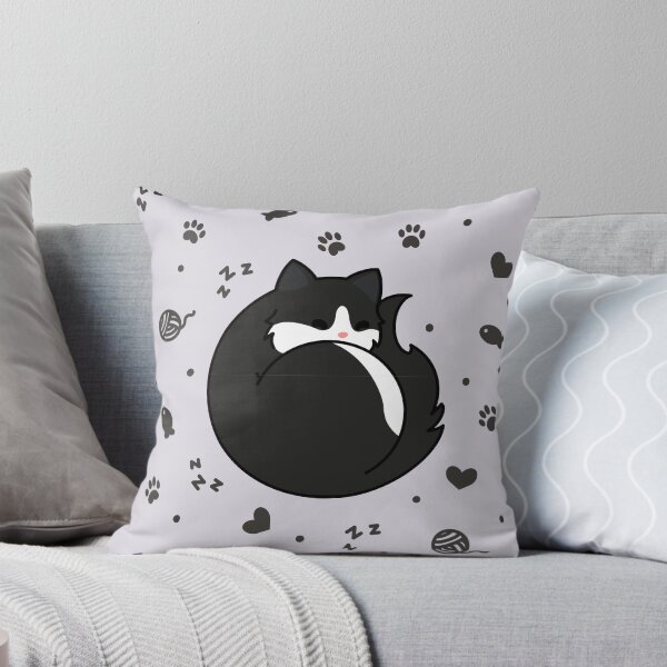 Item preview, Black Tuxedo Cat - Sleeping designed and sold by missnisa.