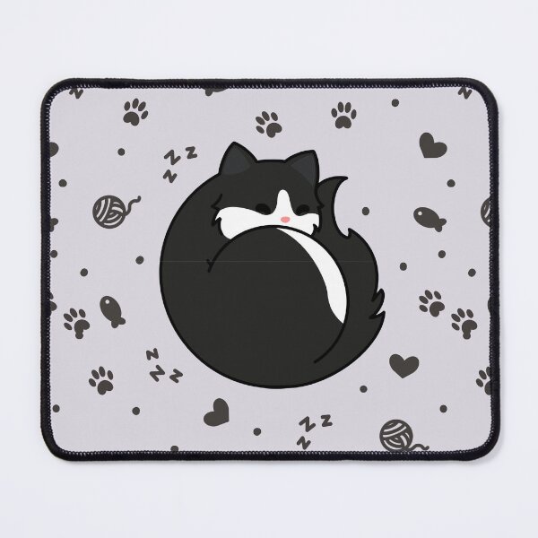 Item preview, Black Tuxedo Cat - Sleeping designed and sold by missnisa.