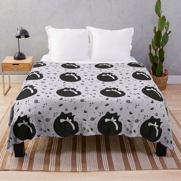 Item preview, Black Tuxedo Cat - Sleeping designed and sold by missnisa.