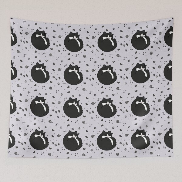 Item preview, Black Tuxedo Cat - Sleeping designed and sold by missnisa.