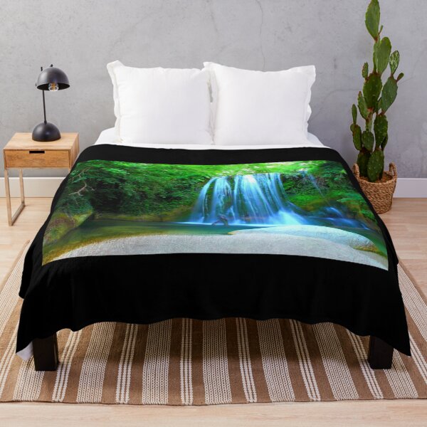 Item preview, Long-exposure photo of Cascata "de lu Vagnatò" in Sarnano designed and sold by Kristina Drozd.
