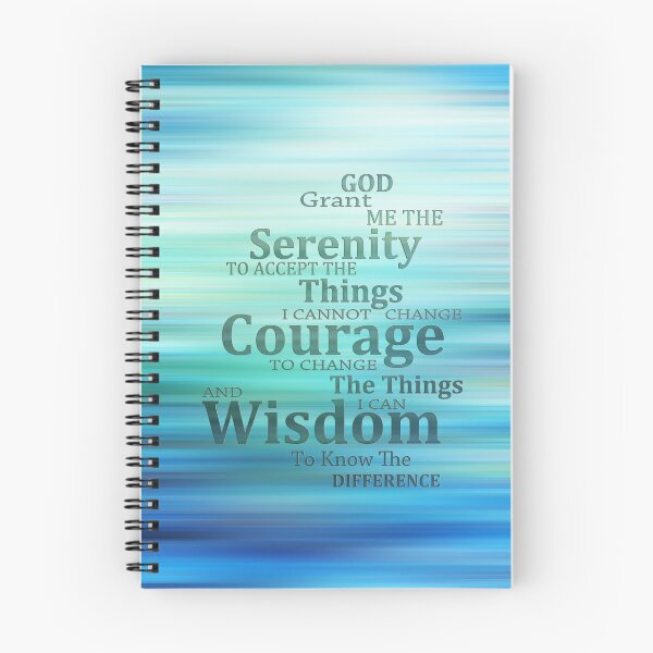 Item preview, The Serenity Prayer in Blue Art designed and sold by Sharon Cummings Art.