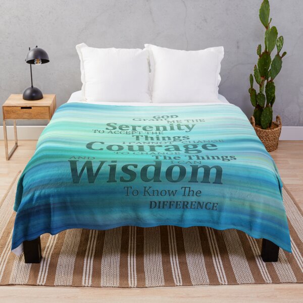 Item preview, The Serenity Prayer in Blue Art designed and sold by Sharon Cummings Art.