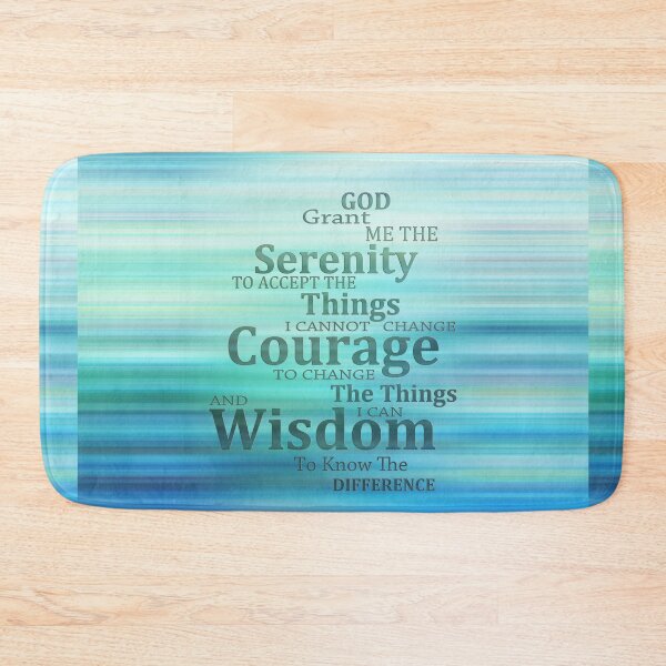 Item preview, The Serenity Prayer in Blue Art designed and sold by Sharon Cummings Art.
