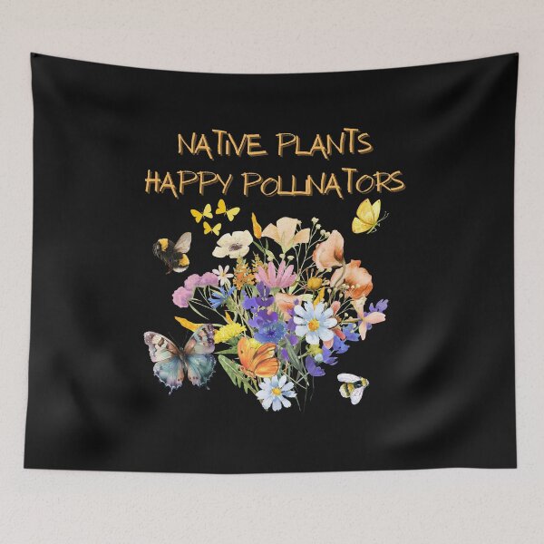 Item preview, Plant Native Happy Pollinators Colorful Wildflowers Bouquet Design designed and sold by EarthArtDesigns.