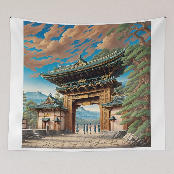 Item preview, Japanese Castle Gate by AI 5 go designed and sold by RADRussell.