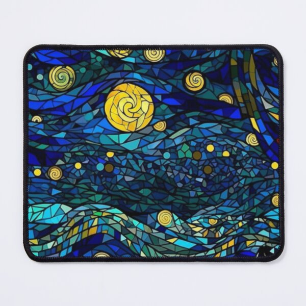 Item preview, Stained Glass Starry Night designed and sold by StylizedPattern.