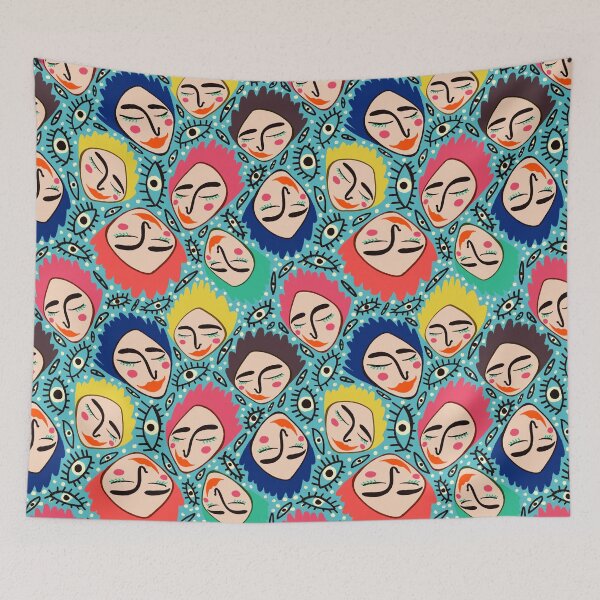 Item preview, Bizarre cute faces characters  designed and sold by Dustick.