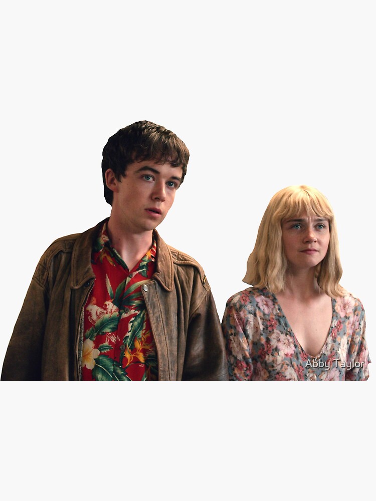 "The End of the F***ing World- James and Alyssa" Sticker for Sale by ...