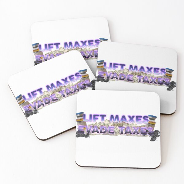 Item preview, Lift Maxes Evade Taxes designed and sold by AnabolicMerch.