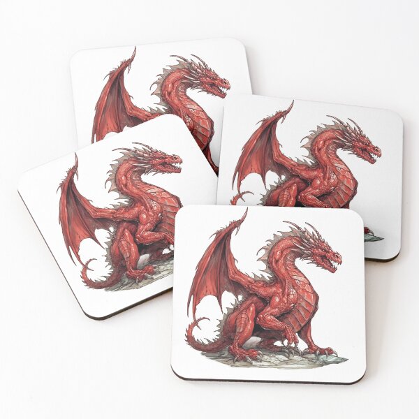 Item preview, Epic High Detailed Red Dragon: High Fantasy Magic and Roleplay games designed and sold by Fantasy-Forge.