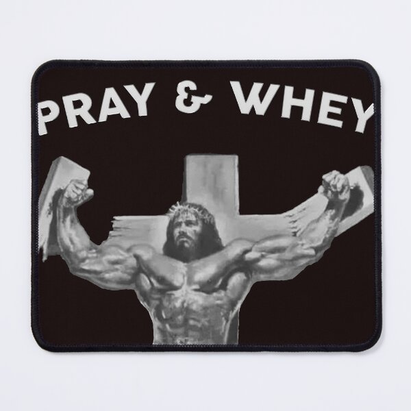 Item preview, Pray And Whey designed and sold by AnabolicMerch.