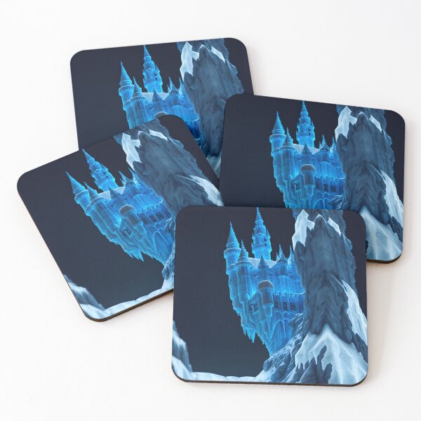 Item preview, Ice Castle on a Mountain Peak designed and sold by RADRussell.