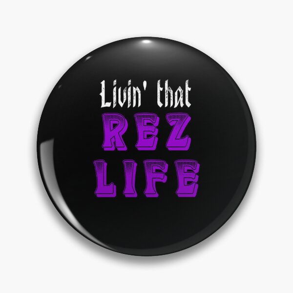 Item preview, Livin' That Rez Life - Purple/ White designed and sold by JMWCD.