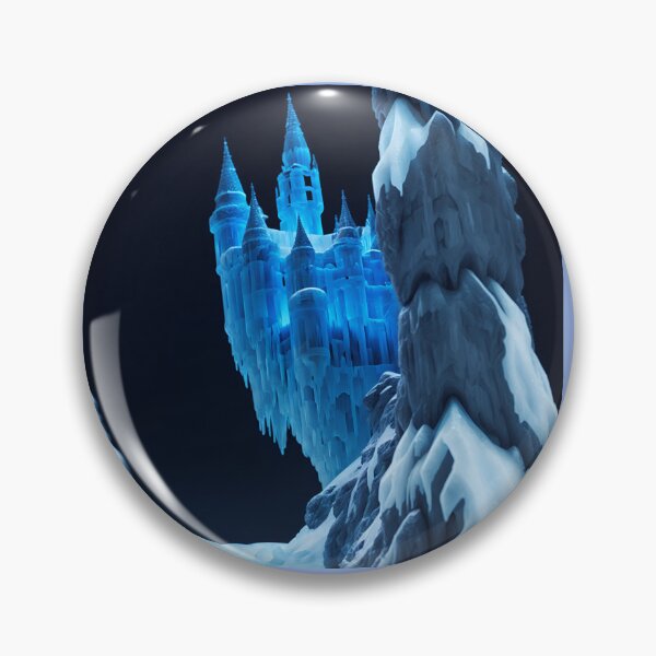 Item preview, Ice Castle on a Mountain Peak 2 designed and sold by RADRussell.