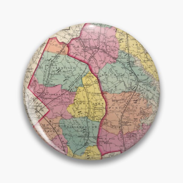 Item preview, Vintage Prince George's & Anne Arundel County MD Map (1873) designed and sold by BravuraMedia.