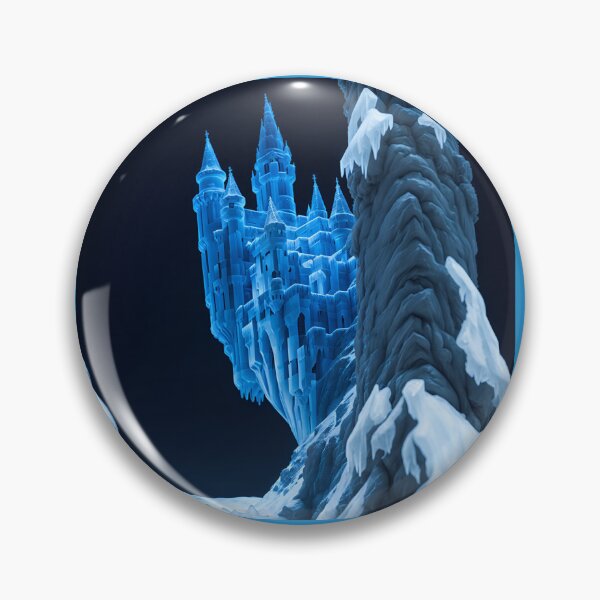 Item preview, Ice Castle on a Mountain Peak 3 designed and sold by RADRussell.