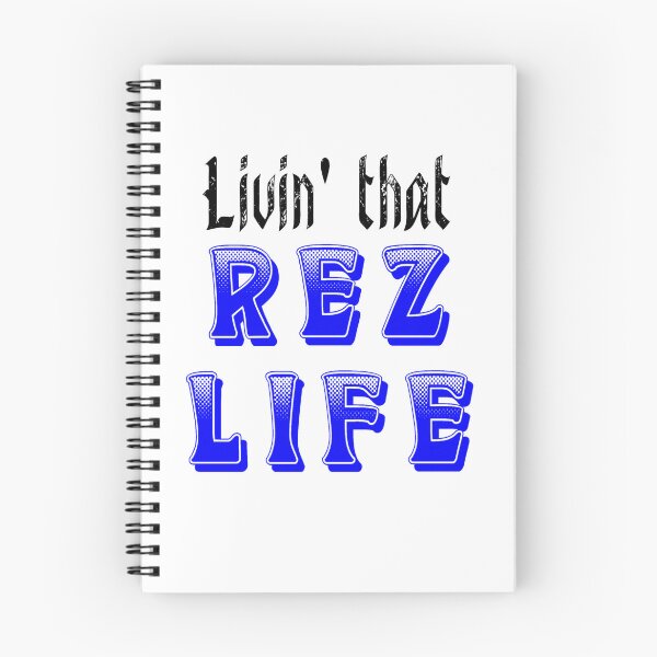 Item preview, Livin' That Rez Life - Black / Blue designed and sold by JMWCD.