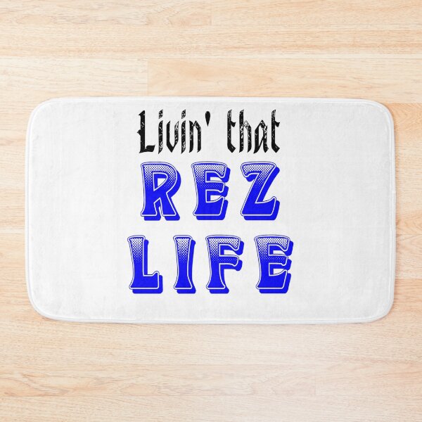 Item preview, Livin' That Rez Life - Black / Blue designed and sold by JMWCD.