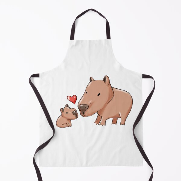 Item preview, Mamá capibara kawaii con niño capibara designed and sold by The Warrior's Tavern.
