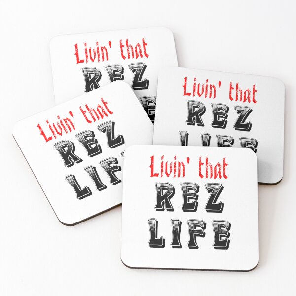 Item preview, Livin' That Rez Life - Red / Black designed and sold by JMWCD.