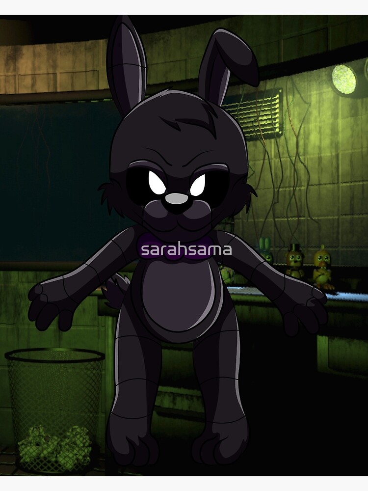 Five nights at Freddy Chibi Shadow Bonnie and Freddy Poster for Sale by  sarahsama