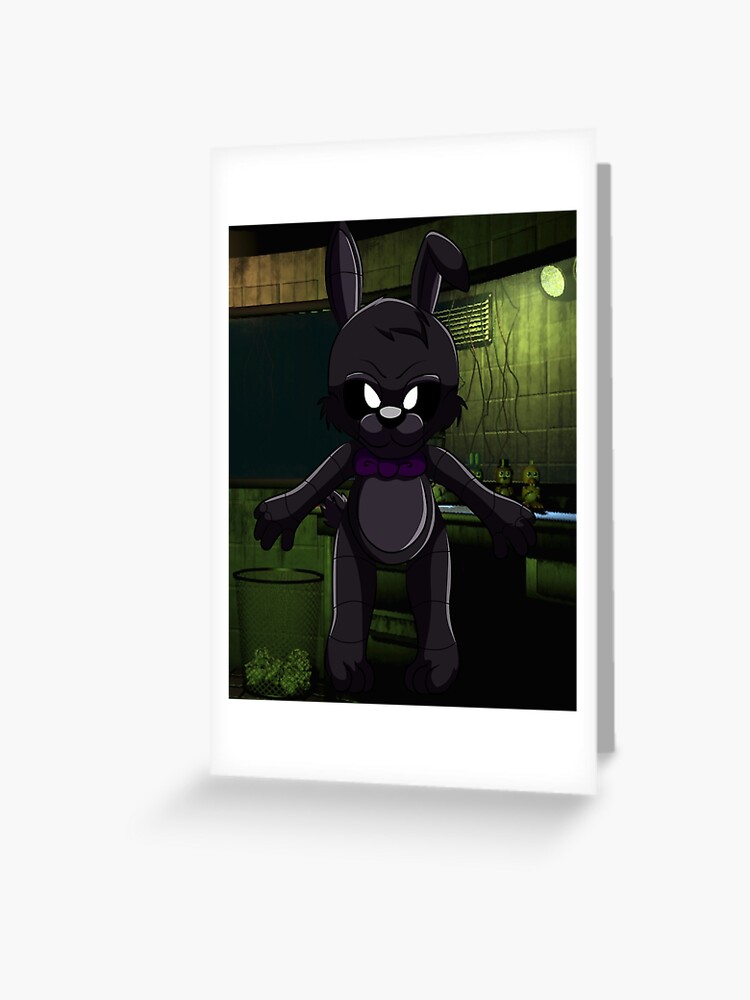 Shadow Freddy and Shadow Bonnie Poster | Greeting Card