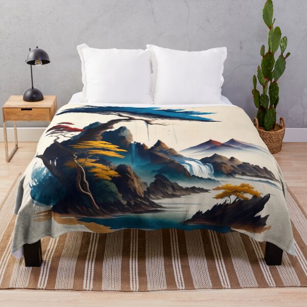 Item preview, Oriental tree, modern sumi-e style oriental digital art. designed and sold by BushidoLegends.
