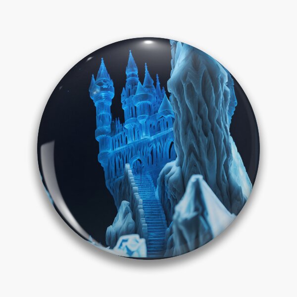 Item preview, Ice Castle on a Mountain Peak 6 designed and sold by RADRussell.