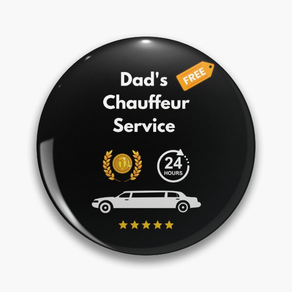 Item preview, Dad Chauffeur Funny Dad taxi limousine dad school pickups   designed and sold by Artstastic.