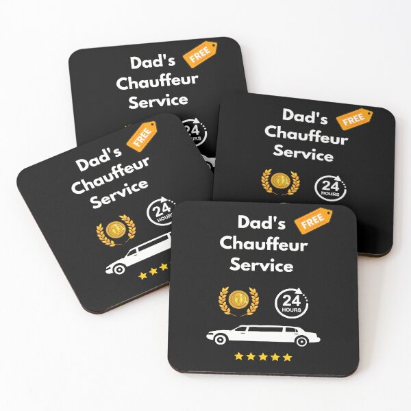 Item preview, Dad Chauffeur Funny Dad taxi limousine dad school pickups   designed and sold by Artstastic.