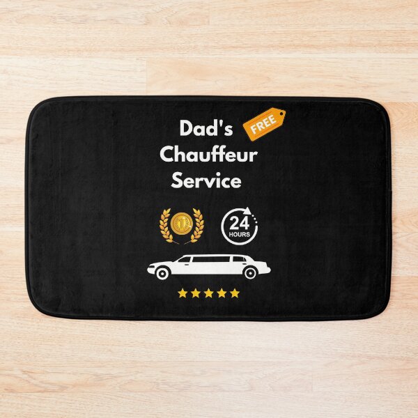 Item preview, Dad Chauffeur Funny Dad taxi limousine dad school pickups   designed and sold by Artstastic.