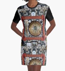 Steampunk: Imaginary Airship Control Panel #Steampunk #Imaginary #Airship #Control #Panel #ImaginaryAirship #ControlPanel Graphic T-Shirt Dress